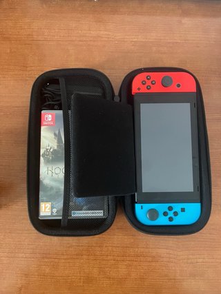 Nintendo Switch V2 + Juegos + Funda