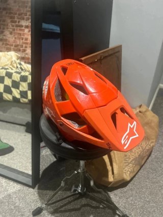 Casco Alpinestars Naranja