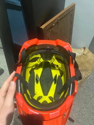 Casco Alpinestars Naranja