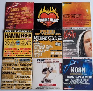 Lote 9 CDs Rock/Metal Varios Artistas