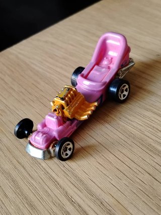 .Hot Wheels Diaper Dragger Rosa.