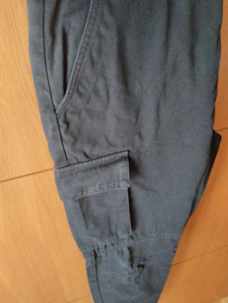Pantalón Cargo Negro Hombre