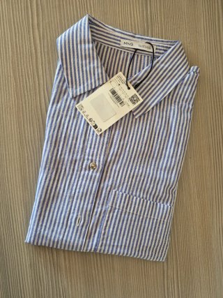 Camisa de rayas Mango