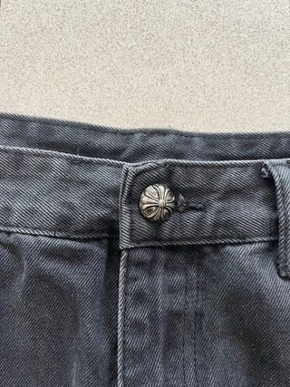 Pantalón Denim Chrome Hearts Negro