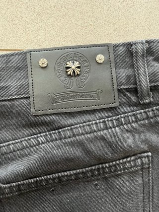 Pantalón Denim Chrome Hearts Negro