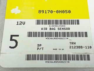 CENTRALITA AIRBAG TOYOTA TOYOTA AYGO (KGB/WNB) 2005-2015