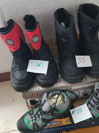 Botas de montaña y para nieve  infantiles
