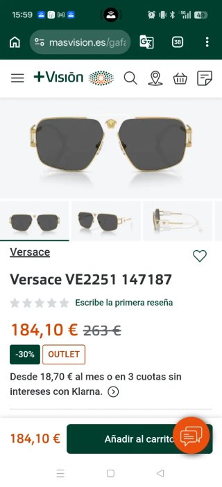 Gafas de Sol Versace