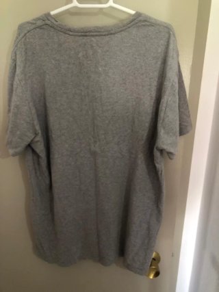 Maglietta Levi's Originale Taglia XL Grigia Logo Rosso