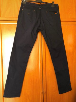 Pantalón chino hombre azul nuevo