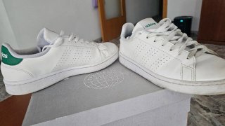 Zapatillas Adidas Advantage Blancas Talla 42.5