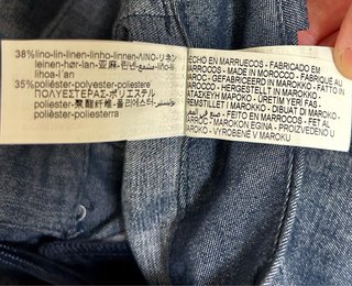 Pantalón Azul de Corte Recto