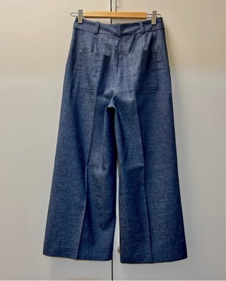 Pantalón Azul de Corte Recto