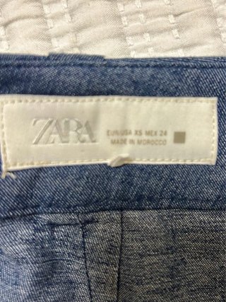 Pantalón Azul de Corte Recto
