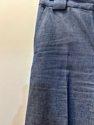 Pantalón Azul de Corte Recto