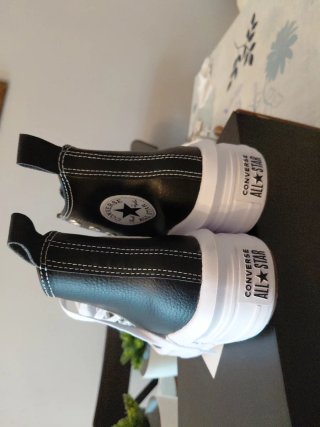 Converse  ctas move HI          plataforma negras