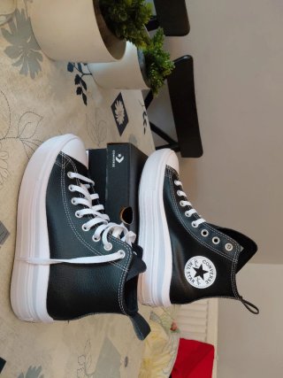 Converse  ctas move HI          plataforma negras