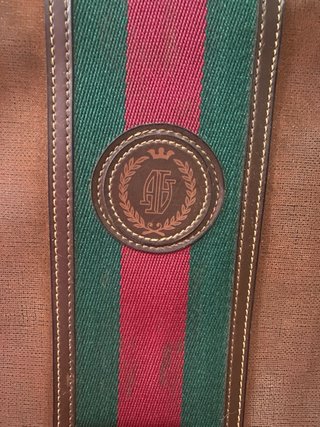 Maleta Vintage Italiana "AG" 50x40cm con Ruedas