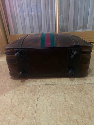 Maleta Vintage Italiana "AG" 50x40cm con Ruedas