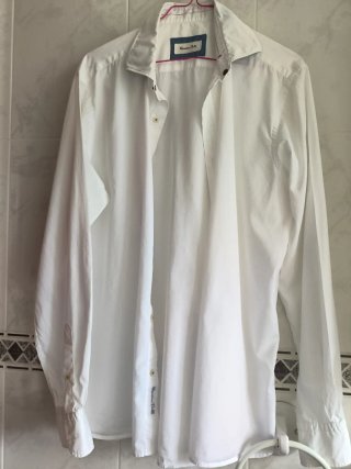 Camisa Massimo Dutti Blanca Hombre