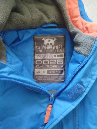 Chaqueta de esquí azul 7-8 años