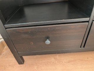 Mueble TV IKEA Hemnes Negro