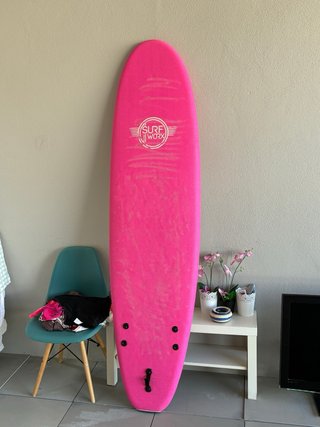 Tabla de Surf de Espuma Surf Worx Rosa 7.2