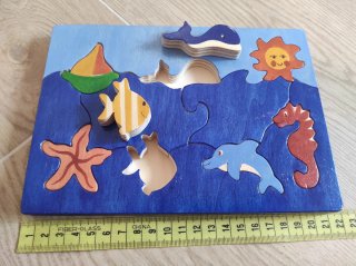 Lote de Puzzles y Juegos de Madera