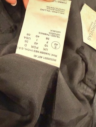 Vestido de Fiesta Pronovias Negro con Lentejuelas