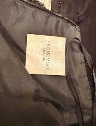 Vestido de Fiesta Pronovias Negro con Lentejuelas