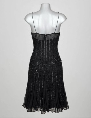 Vestido de Fiesta Pronovias Negro con Lentejuelas