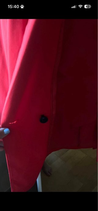 Blazer Roja Bershka Talla S