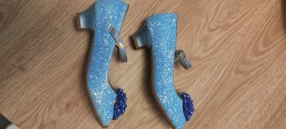 Zapatos Azules Elsa y Anna