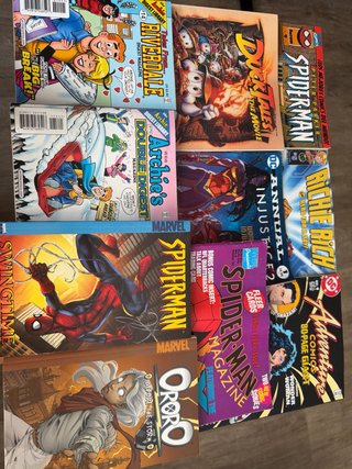 10 comics superheroes: Marvel, DC... En ingles