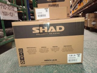 Maleta SHAD SH58X Carbon con Respaldo