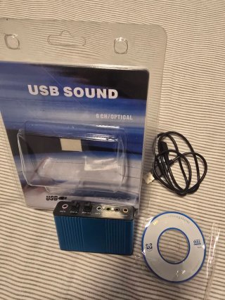 Tarjeta de Sonido USB 5.1 con Salida Óptica