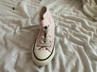 Zapatillas Converse altas rosas lunares