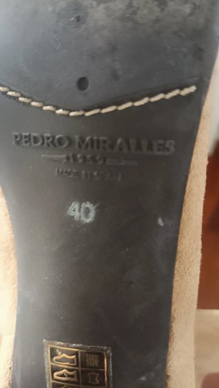 Botines Pedro Miralles Beige Talla 40