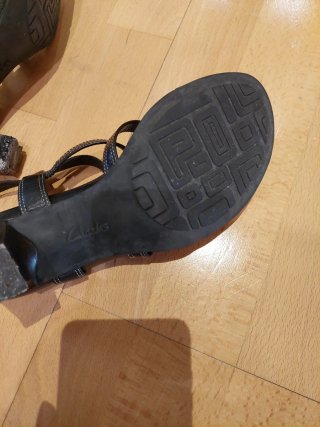Sandalias Clarks Negras Talla 36