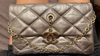 Borsa Chanel Vintage Argento