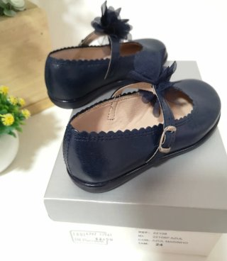 Sapatos Criança Azul Tam. 24 - Novos