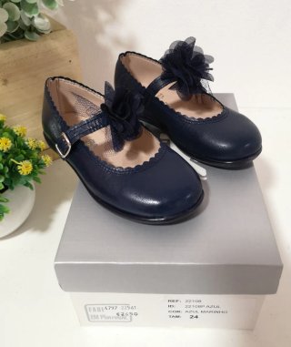 Sapatos Criança Azul Tam. 24 - Novos