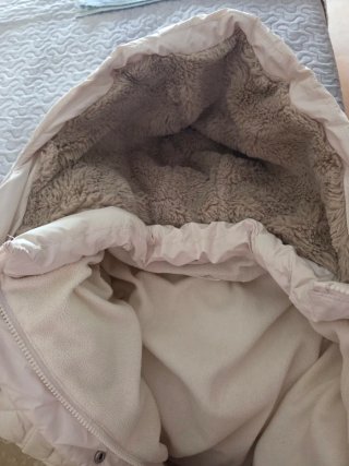 Abrigo niña Mango beige
