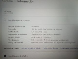 Portátil Acer Aspire 5 A514-55