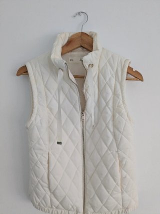Chaleco Acolchado Beige Sfera Talla S