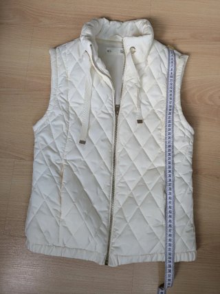 Chaleco Acolchado Beige Sfera Talla S