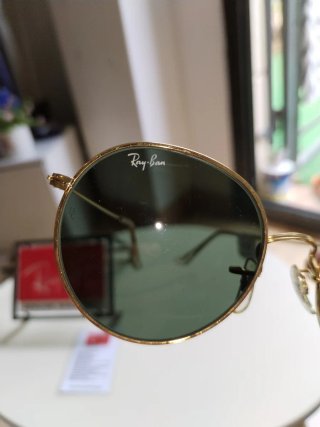 Ray-Ban Round Metal Gafas de Sol Doradas