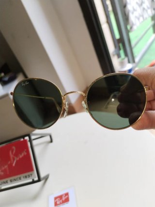 Ray-Ban Round Metal Gafas de Sol Doradas