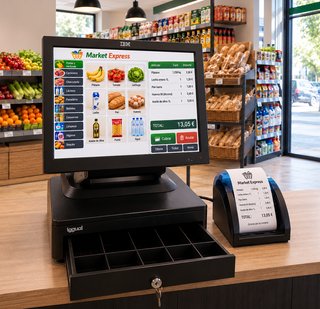 PACK TPV TACTIL AHORRO Caja registradora COMERCIO