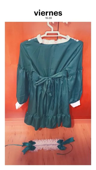 Disfraz de época para niña, talla S
